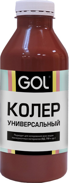 Изображение товара Колеровочная паста GOL GOL № 72 (450мл, молочный шоколад)
