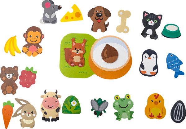 Изображение товара Развивающий игровой набор Десятое королевство Пластик на липучках Кто что ест? / 05229