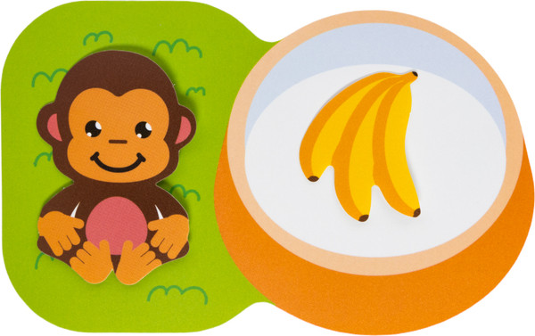 Изображение товара Развивающий игровой набор Десятое королевство Пластик на липучках Кто что ест? / 05229