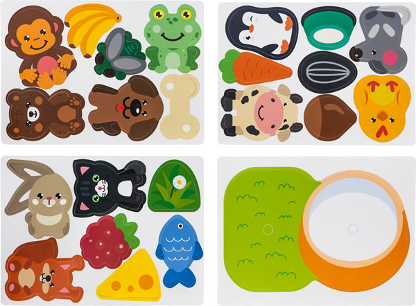 Изображение товара Развивающий игровой набор Десятое королевство Пластик на липучках Кто что ест? / 05229