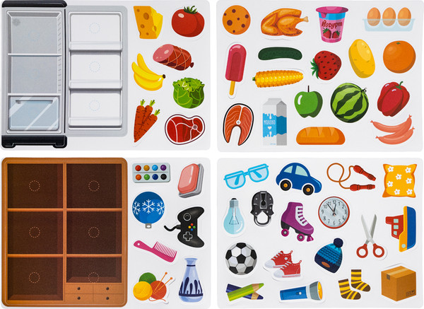 Изображение товара Развивающий игровой набор Десятое королевство Пластик на липучках Съедобное-несъедобное / 05224