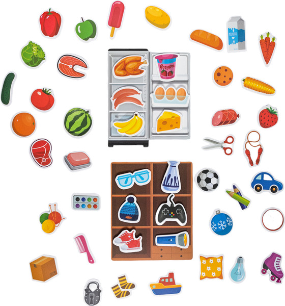 Изображение товара Развивающий игровой набор Десятое королевство Пластик на липучках Съедобное-несъедобное / 05224