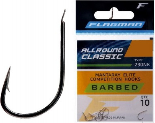 Изображение товара Набор крючков рыболовных Flagman Fishing Allround Classic / 230NK-16 (10шт)