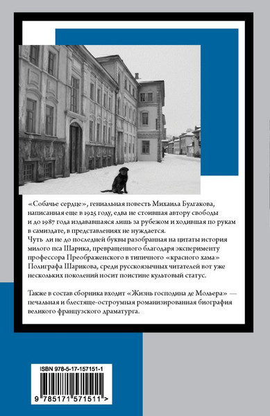 Изображение товара Книга АСТ Собачье сердце, мягкая обложка (Булгаков Михаил)