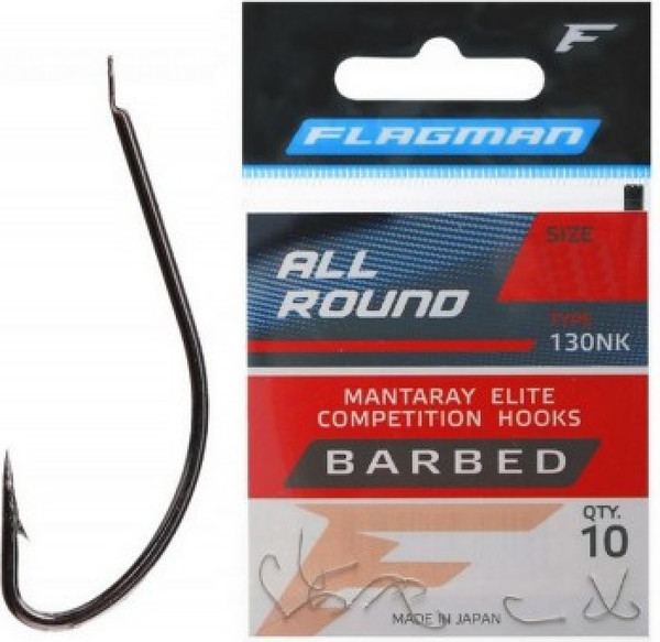 Изображение товара Набор крючков рыболовных Flagman Fishing Allround №20 / 130NK-20  (10шт)