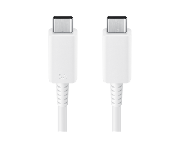 Изображение товара Кабель Samsung USB Type-C to Type-C (5A) 1.8m / EP-DX510JWRGRU (белый)