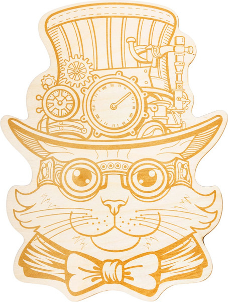 Изображение товара Доска для выжигания Десятое королевство Кот / 05569