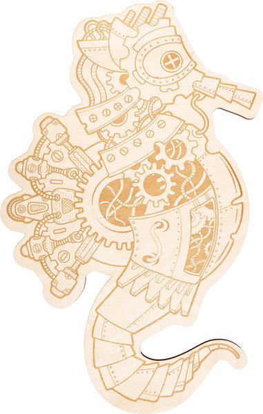 Изображение товара Доска для выжигания Десятое королевство Морской конек / 05570