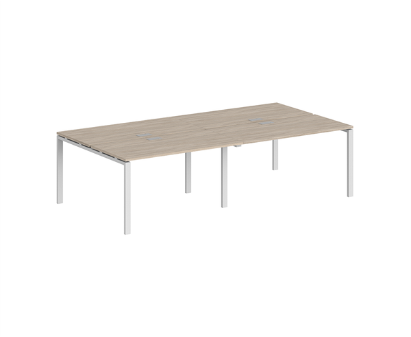 Изображение товара Комплект письменных столов Norden SG.252.OL.63.WH (белый/дуб светлый )