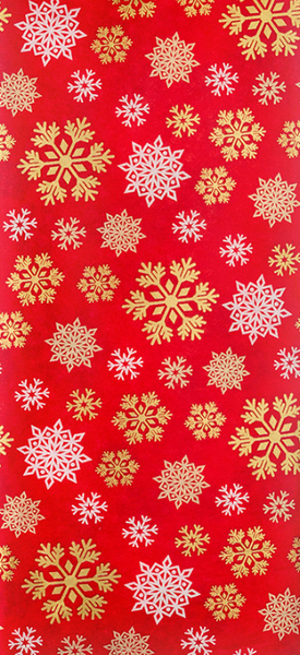 Изображение товара Набор бумаги для оформления подарков Erich Krause Decor. Новогодний снегопад / 62166