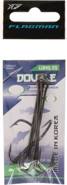 Изображение товара Набор крючков рыболовных Flagman Fishing Double Hook Long SS / FDH-L3_0