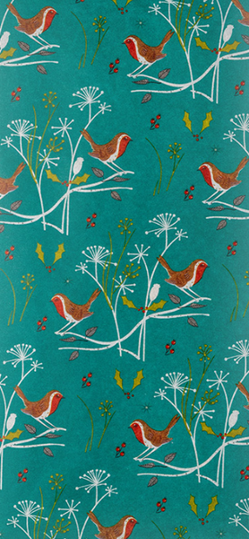 Изображение товара Набор бумаги для оформления подарков Erich Krause Decor. Птицы / 62176