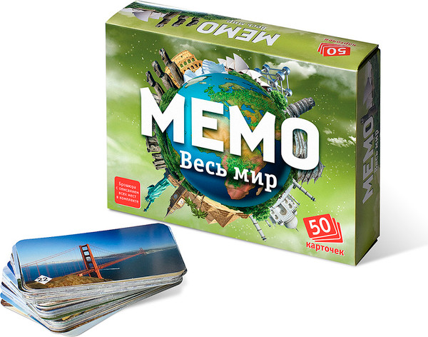 Изображение товара Набор игр Нескучные игры Мемо Беларусь и Весь Мир