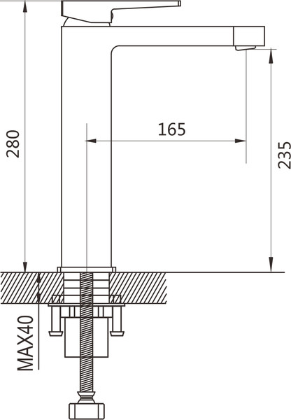 Изображение товара Смеситель Shevanik S6811C (белый)