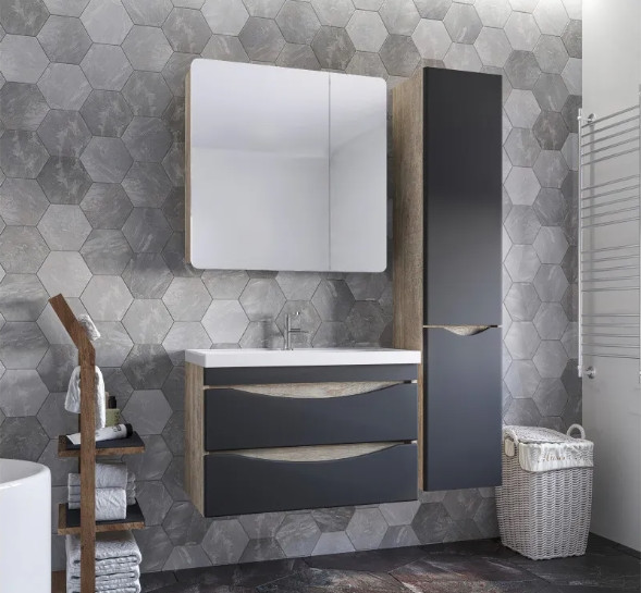 Изображение товара Тумба под умывальник Axus Найроби 70 (бетон)