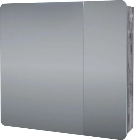 Изображение товара Шкаф с зеркалом для ванной Axus Найроби 80 (бетон)