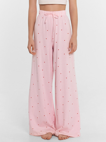 Изображение товара Пижама Mark Formelle 592554 (р.164/170-92-98, красные сердечки на розовой полоске)