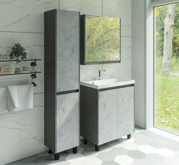 Изображение товара Шкаф с зеркалом для ванной Axus Джой 70