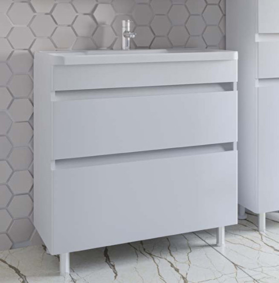 Изображение товара Тумба под умывальник Axus Ромеро 80 (белый)