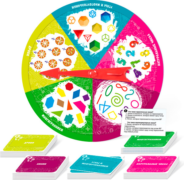 Изображение товара Настольная игра Десятое королевство Викторина Алгебра. Геометрия / 04821