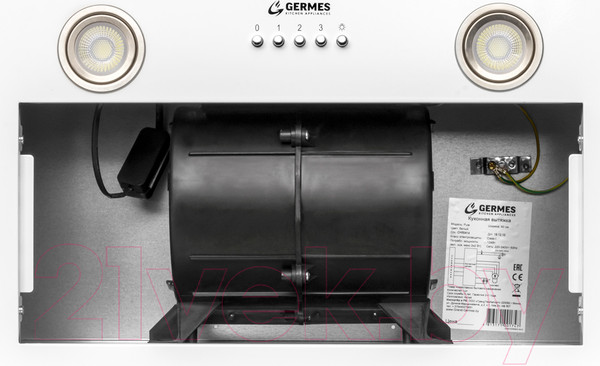 Изображение товара Вытяжка скрытая Germes Pula (белый)