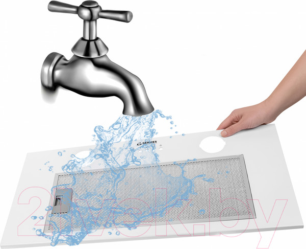 Изображение товара Вытяжка скрытая Germes Pula (белый)