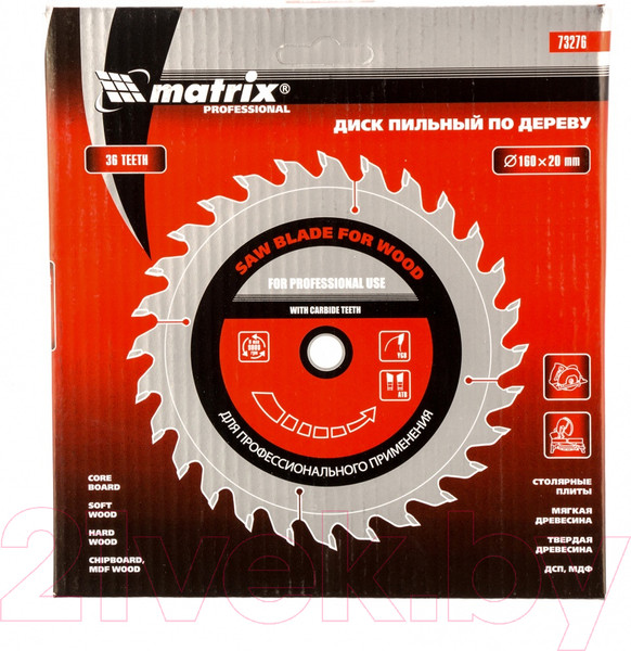 Изображение товара Пильный диск Matrix 73276