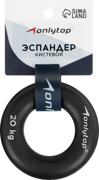 Изображение товара Эспандер Onlytop 9951342 (20кг, черный)