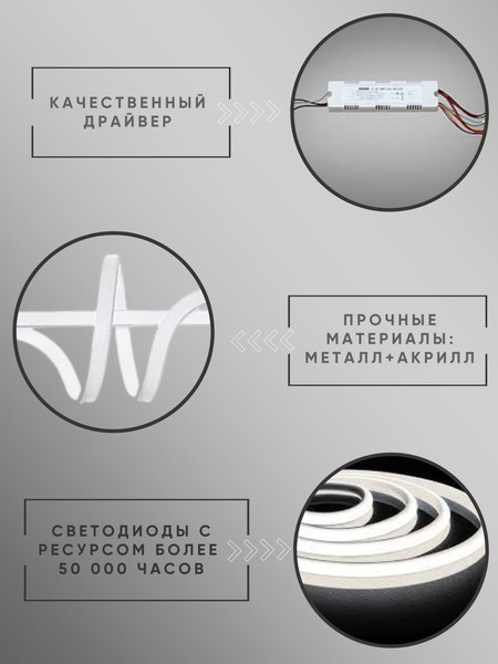 Изображение товара Потолочный светильник Aitin-Pro H71269/1000 (белый)