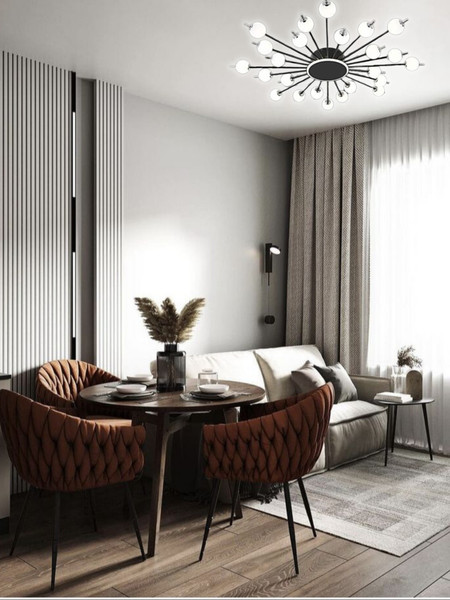 Изображение товара Люстра Aitin-Pro H77117/24+1 (черный/хром)