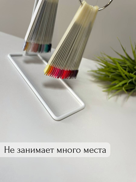 Изображение товара Подставка для типс ОМурМебель металлическая на одну сторону (белый)