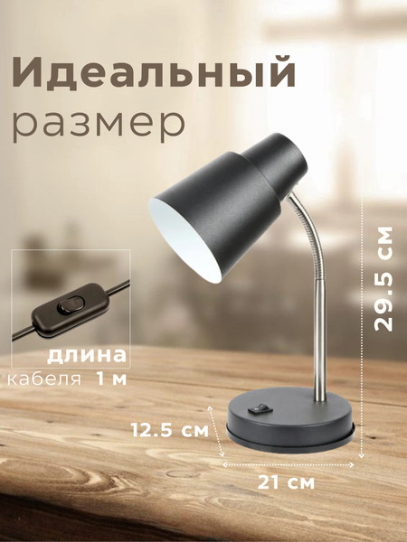 Изображение товара Настольная лампа Aitin-Pro ННБ 04-40-174 / 2031 (черный)