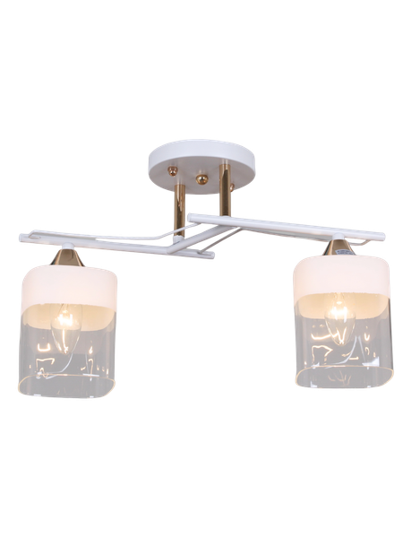 Изображение товара Потолочный светильник Aitin-Pro НПБ 02-2x60-101 / 6096/2 (белый/золото)