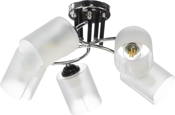 Изображение товара Потолочный светильник Aitin-Pro НПБ 02-5x60-101 / K2180/5 (черный/хром)