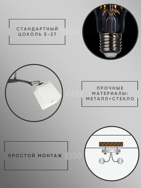 Изображение товара Спот Aitin-Pro НПБ 02-2x60-101 / N6106/2 (черный/хром)