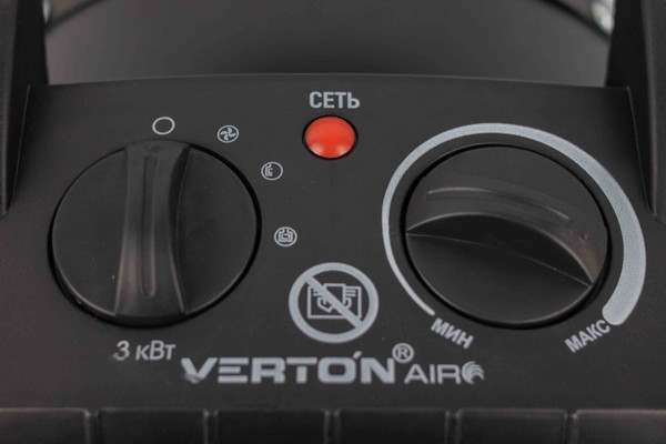 Изображение товара Тепловая пушка электрическая Verton Air EH-9C / 01.5985.6764