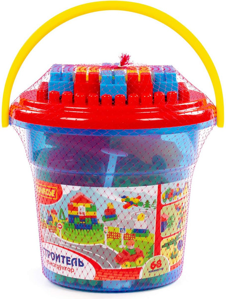 Изображение товара Конструктор Полесье Строитель / 24392 (68эл)