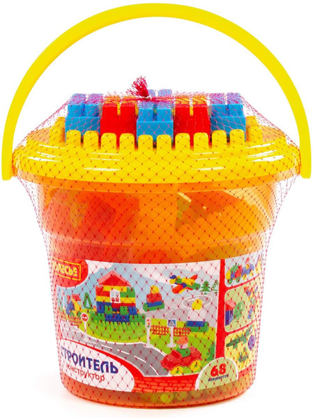 Изображение товара Конструктор Полесье Строитель / 24408 (68эл)