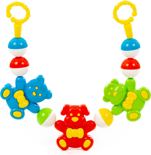 Изображение товара Подвеска на кроватку Полесье Забавные зверята / 24460 (зеленый/красный/голубой)