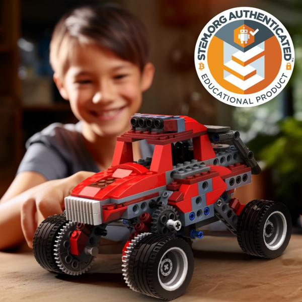 Изображение товара Конструктор электромеханический Apitor Robot B 8 в 1