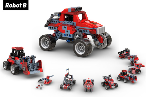 Изображение товара Конструктор электромеханический Apitor Robot B 8 в 1