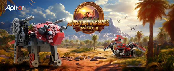 Изображение товара Конструктор электромеханический Apitor Robot B 8 в 1