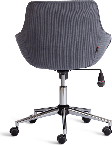 Изображение товара Кресло офисное Tetchair Dublin хром/вельвет (графит)