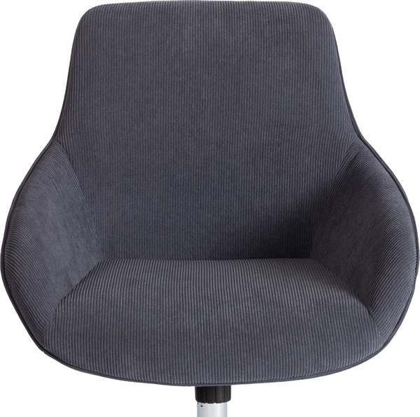 Изображение товара Кресло офисное Tetchair Dublin хром/вельвет (графит)