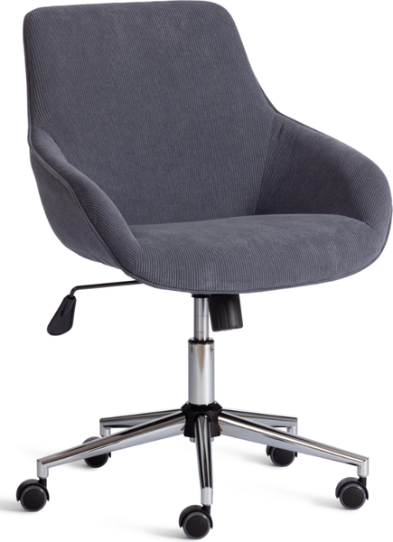 Изображение товара Кресло офисное Tetchair Dublin хром/вельвет (графит)