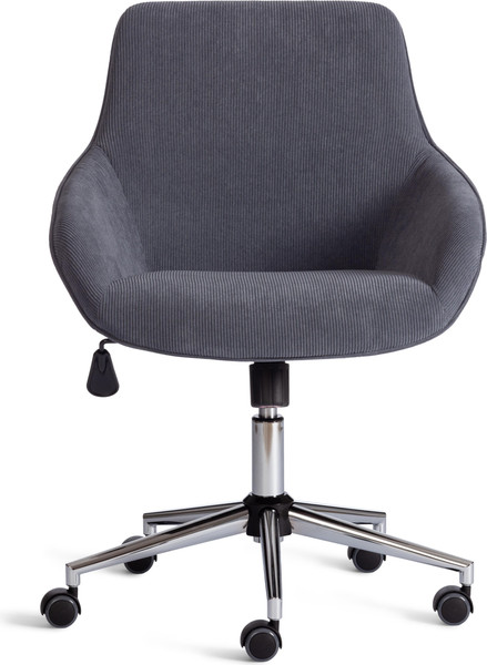 Изображение товара Кресло офисное Tetchair Dublin хром/вельвет (графит)