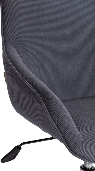Изображение товара Кресло офисное Tetchair Dublin хром/вельвет (графит)