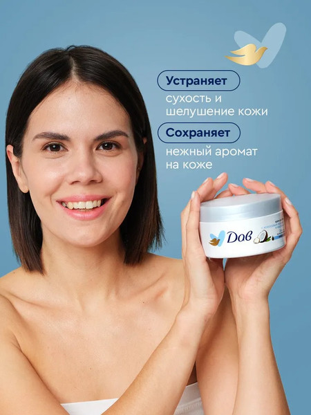 Изображение товара Крем для тела Dove с кокосовым молочком и маслом ши (300мл)