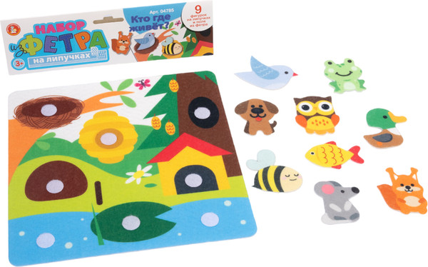 Изображение товара Развивающий игровой набор Десятое королевство Кто где живет? / 04785