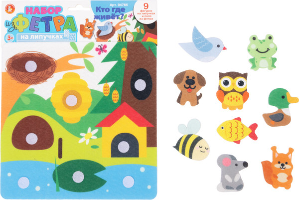 Изображение товара Развивающий игровой набор Десятое королевство Кто где живет? / 04785